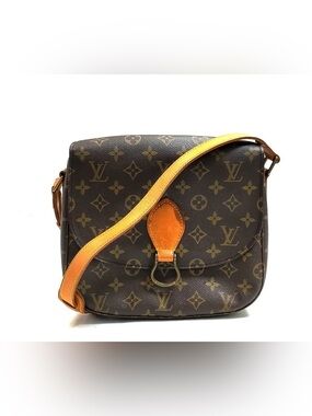 Louis Vuitton Monogram Crossbody in Brown with Tan Trim